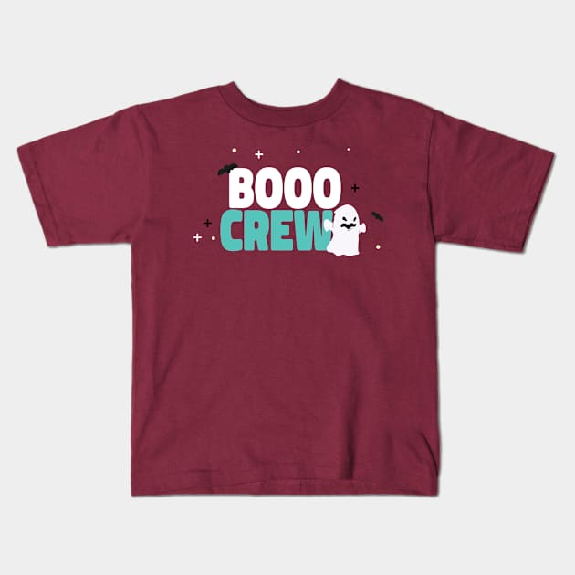 Boo crew Kids T-Shirt by Biddie Gander Designs